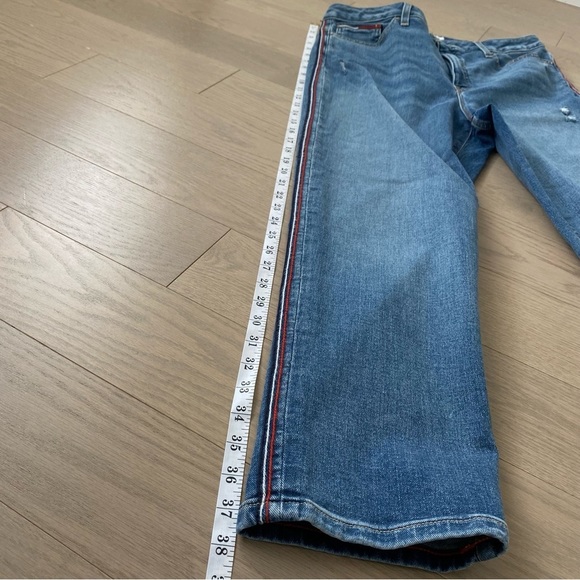 TOMMY | High Rise Straight Ankle Jeans - Picture 5 of 16